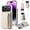 White, variant on Nalacover RFID Blocking Wallet Case for iPhone 16e/17e, Shockproof PU Leather Magnetic Button Zipper Purse Card Slots & Kickstand Crossbody Phone Case with Shoulder & Wrist Strap,Purple