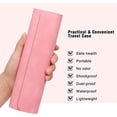thumbnail image 5 of Estuche de viaje para cepillo de dientes eléctrico portátil rosa - Estuche de transporte de cuero PU -, 5 of 5