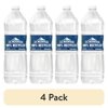 (4 pack) Ice Mountain Spring Water, 1 Liter, Single Plastic Bottle