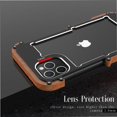 thumbnail image 4 of Funda para iPhone 11 Pro Max, protección contra caídas, aluminio, metal, madera, parachoques, marco, cubierta, a prueba de golpes, protección contra caídas, a prueba de golpes, 4 of 5