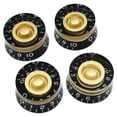 thumbnail image 4 of 8 Pcs Boutons de Contrôle de Vitesse pour Guitare Électrique Style LP, Transparent Doré, 4 of 4