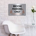 thumbnail image 5 of Luxe Metal Art 'Broom Parking Only' by Lettered & Lined, Metal Wall Art, 24"x16", 5 of 8