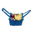 thumbnail image 3 of Handy Sandy Repeat Shopping Universal Cart Bag with Zipper Pouch Polyester, Patent, Blue, 3 Pack, 3 of 7