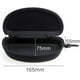 thumbnail image 4 of Estuche para gafas de sol y estuche grande impermeable para anteojos con cremallera rígida de EVA para hombres, mujeres o niños con paño de limpieza, 4 of 4