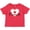 Red, variant on Inktastic Canada-heart and Maple Leaf Boys or Girls Baby T-Shirt