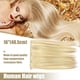 thumbnail image 2 of 16 40.5cm Gold Tone Invisible Hair Extensions Long Straight Synthetic Hair Adjustable Headband Hairpieces No Clip, 2 of 7