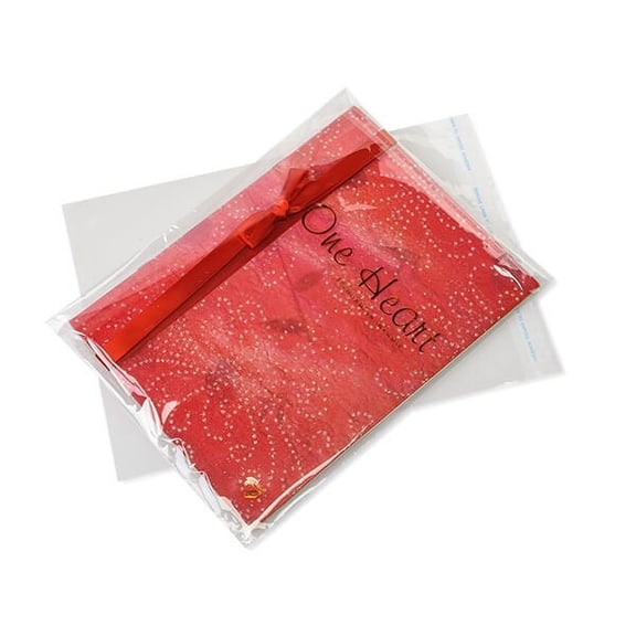 Pack of 100, Solid 9" x 12" Tape Resealable Bags Cello Bags 1.2 Mil Great for Gourmet Foods, Cards, Stationery, Cds, Dvds, Comic Books, Magazines & Collectibles