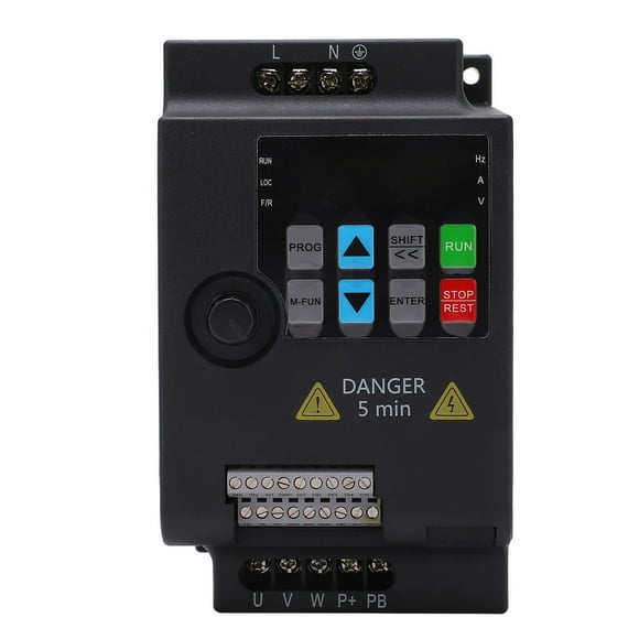 Frequency Converter,Variable Frequency Drive 2.2KW Single Phaseto Phase VFD Frequency Inverter Professional Grade