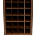 thumbnail image 2 of Noble House Wilbur 35.4" 32-Bottle Wine Bar Cabinet, Kitchen Modular Buffet, Melamine Finish, Walnut, 2 of 10
