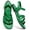 Green, variant on Summer Toe Loop Sandals for Women Lightweight Adjustable Ankle Strap Thong Sandals Non Slip Flat Sole Beach Slingback Sandals Open Toe Sandals for Casual & Dressy