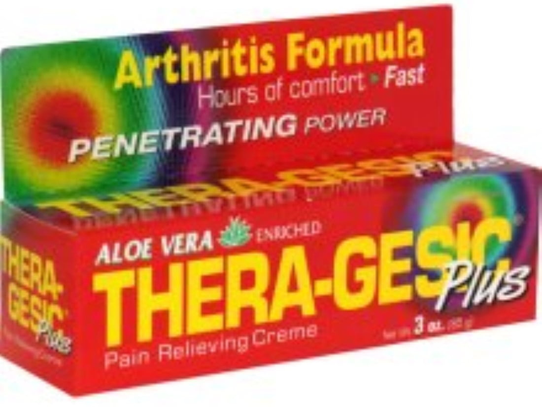 THERAGESIC Plus Pain Relief Creme 3 oz (Pack of 3)