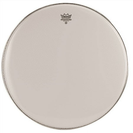 REMO 20" Ambassador Bass Smooth White
