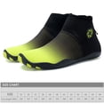 thumbnail image 2 of Zapatos de agua de playa unisex Cordones elásticos Zapatos descalzos de goma para vadear en la playa, 2 of 9