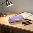 thumbnail image 6 of School_Supplies Under $1 dollars!Special Pencil Case Pouch, 1Pcs Pencil Pouch Pen case Large capacity pencil case with bowknot patterns Stationery bagpencil case office stationery storage bag, Purple, 6 of 7