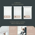 thumbnail image 3 of REGAL ESTATE ,SPC , Cordless 2" Smooth Faux Wood Blind, 63"W x 64"H, Smooth White, Blinds for Indoor Windows, Blinds for Bedroom, Bathroom, Kitchen, 3 of 8