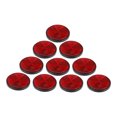thumbnail image 1 of Unique Bargains 10pcs M6x1.0 Red Plastic Universal Screw Mount Reflective Warning Reflector for Motorcycle Bicycle, 1 of 6