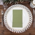 thumbnail image 3 of BalsaCircle 50 Olive Green Plain Soft 2 Ply Dinner Table Cocktail Paper Napkins Party Events Reception Decorations, 3 of 8