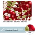 thumbnail image 2 of Cherry Polyester Non-Slip Machine Washable Indoor Door Area Office Rug, 2 of 6