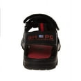 thumbnail image 4 of Beverly Hills Polo Club Boys Sport Sandals (Toddler Sizes) - Black/Red, 8, 4 of 6