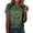 Z28-Green, variant on FUZHIQ Women's Halloween Graphic Short Sleeve T Shirt Casual Comfortable Tee Print Top For Party Daily Wear