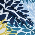 thumbnail image 5 of Navy Blue Yellow Dahlia Pillow Covers 20x20 Set of 2, Teal Geometric Floral Outdoor Throw Pillow Covers Spring Summer Pillowcase Farmhouse Home Decorations Cushion Case for Living Room Bedroom, 5 of 5