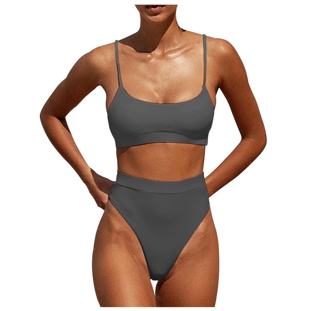 YDLCAFD Easter Womens High Waisted Swimsuits Bottom Padded Bathing Suits Bikini Sets Top Two Piece Swimwear