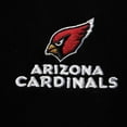 thumbnail image 4 of Men's Dunbrooke Black Arizona Cardinals Craftsman Thermal-Lined Full-Zip Hoodie, 4 of 4