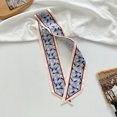 thumbnail image 2 of Bibifish Womens Skinny Scarf Vintage Floral Neck Scarf For Hair Bags Neck Wrist Waist Handbag Handle Wrap Ponytail Scarf Belt, 2 of 4