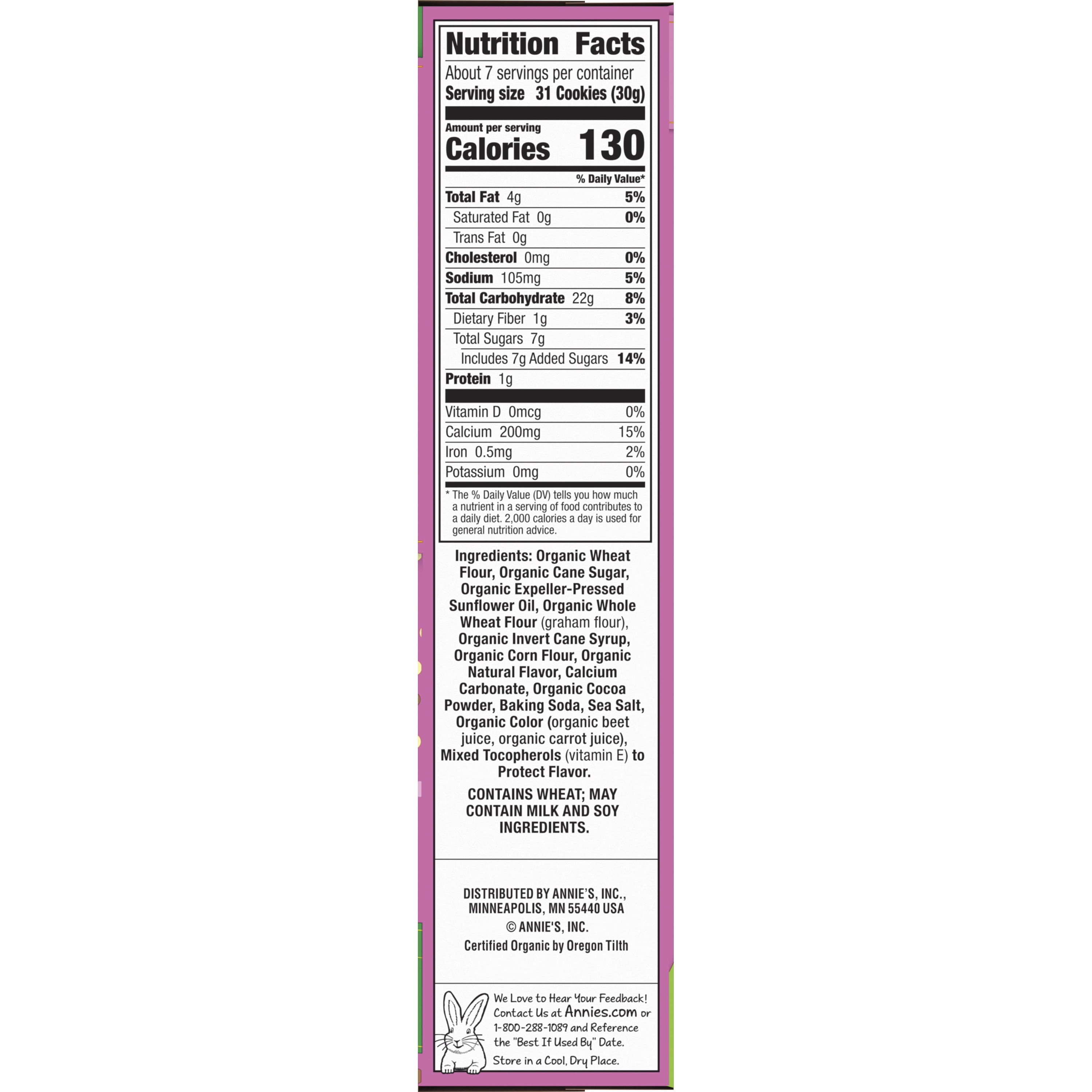 Annie's Organic Bunny Grahams Snacks, Neapolitan, 7.5 oz