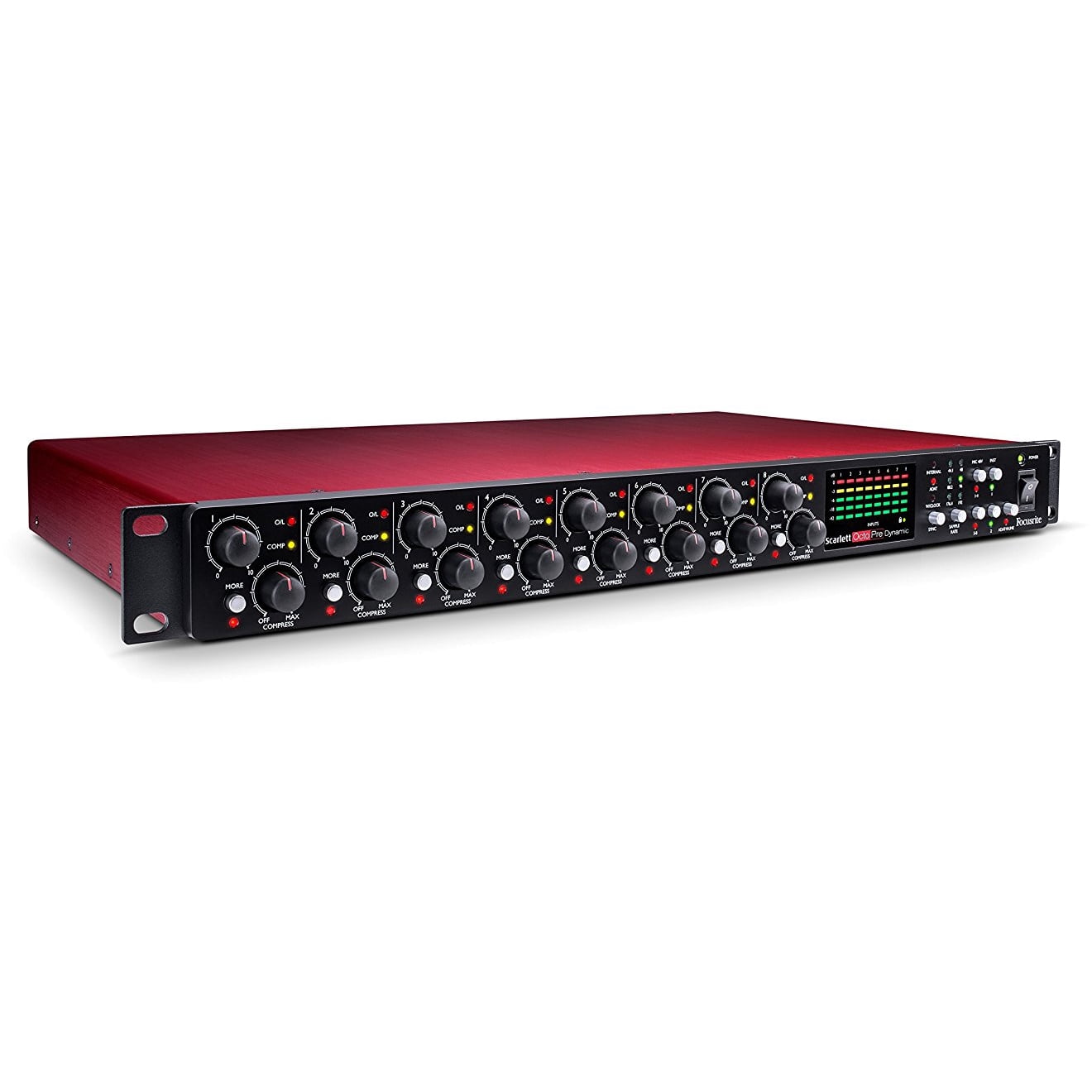 Focusrite Scarlett OctoPre Dynamic 8Channel Mic Preamp w/ AD/DA