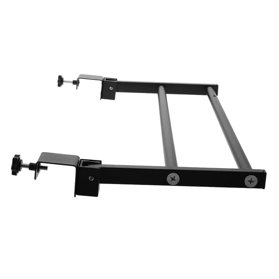 WEUVEB Versatile Black Clothes Drying Rack for Laundry with Foldable Wall Mount and Safety Guardrail