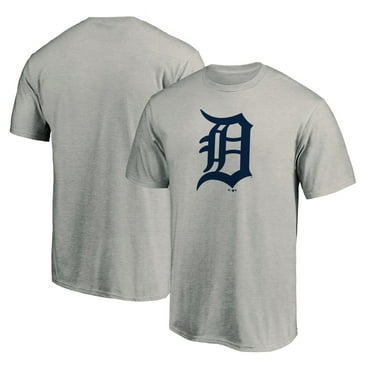 Men's Fanatics Heather Gray Detroit Tigers Official Logo T-Shirt
