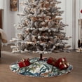 thumbnail image 4 of Rateoe Hawaiian Style Pattern Christmas Tree Skirt with Ties , Christmas Tree Decorations, Farmhouse Christmas Decor Xmas Holiday Decorations-36", 4 of 6