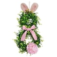 thumbnail image 1 of TIELUTT Easter with Adorable Rabbit Ears Festive Holiday for Windows & Courtyards outside Wreaths for Front Door Pumpkin Wreath Form Battery Operated Outdoor Wreath Double Door Initial Wreaths for Fr, 1 of 8