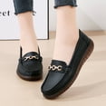 thumbnail image 3 of Cyiecw Womens Loafers Comfortable Flats Shoes Women Driving Shoes Breathable Non-Slip Fashion Shoe Moccasins, 3 of 7