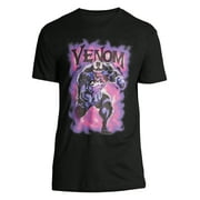 Marvel Oozy Venom & Purple Smoke Men's and Big Men's Graphic T-shirts 2-Pack Bundle