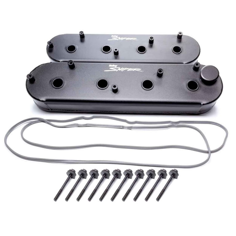 Holley Sniper Fabricated Valve Covers SGM LS Tall Holley Sniper Fabricated Valve Covers SGM LS Tall