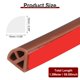 thumbnail image 2 of Moldura flexible de cuarto redondeado de 59 pulgadas, trim autoadhesivo y flexible, marrón, 2 of 7