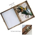 thumbnail image 5 of Carbonized Black Shadow Box Frame Real Glass Window Door with Hinge 11 x 14, 5 of 6