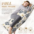 thumbnail image 5 of Lsque Snake Body Pillow Case Cover,Ultra-Soft Microfiber Bed Pillow Cases 20x54 inches,Elegant Bedding,Breathable Durable Pillow Cover with Envelope Closure, 5 of 8