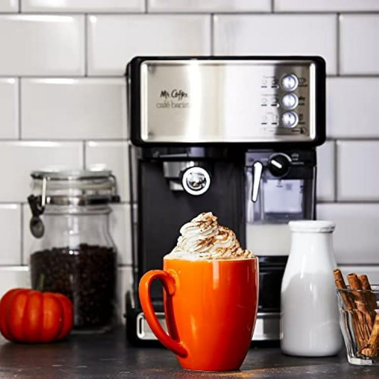 Mr. Coffee Café Barista Espresso Machine - Black/Silver Premium  (BVMC-ECMP1000)