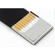 thumbnail image 1 of Stylish Cigarette Case, Anthracite / Black, Stainless Steel - Space For 10, 1 of 3