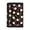 Baseball Bats Pattern, variant on Farm Animal Grid Print Children's Wallet for Outdoor Sports, Polyester Trifold Money Organizer with Portable Slim Youth Purse