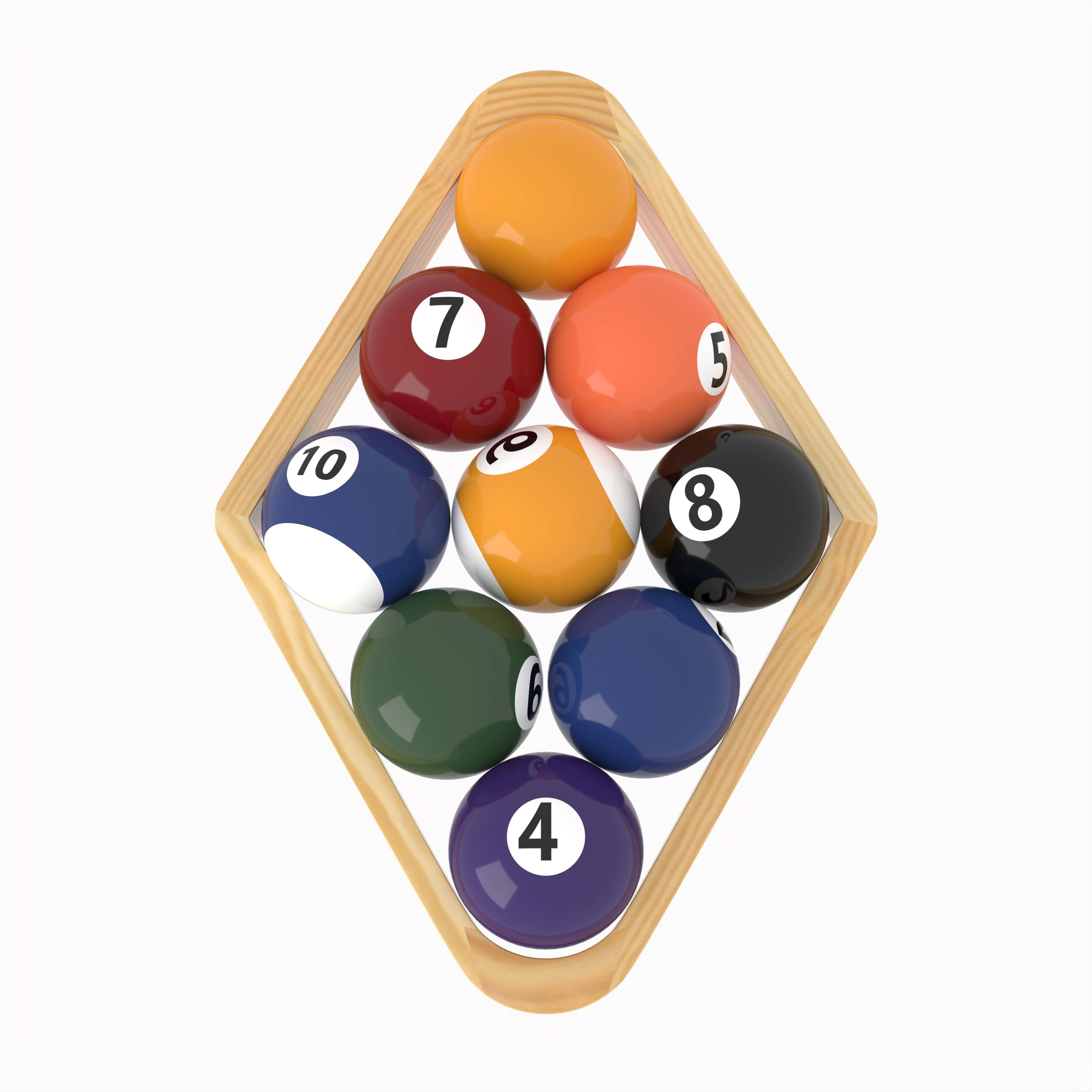 Viper 9-Ball Wrack, Billiard/Pool Ball Wrack, Wood 