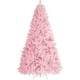 thumbnail image 1 of Árbol de Navidad Topeakmart artificial rosa de 2,3 m con soporte, 1 of 9
