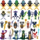thumbnail image 4 of 24 piezas de figuras de personajes de anime Ninja Garmadon Jay Lloyd Samukai Cole Harumi Ultra Violet Pyro Snake bloques de construcción juguetes para niños, 4 of 5