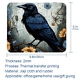 thumbnail image 5 of Crow Square Gaming Mouse Pad Desk Mat, 8.3x9.8 Inch, Non-Slip Rubber Bottom, Printed, Suitable for Office and Gaming, 5 of 6