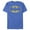 Royal Blue Heather, variant on Men's Batman Classic Yellow Bat Logo Graphic Tee T-Shirt
