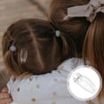 thumbnail image 3 of 20 pinzas para el cabello para niñas pequeñas, lindas y mini, transparentes, ideales para todas las edades., 3 of 8