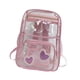 thumbnail image 2 of Mochila transparente Yinane mochila impermeable de PVC Rosa, 2 of 8